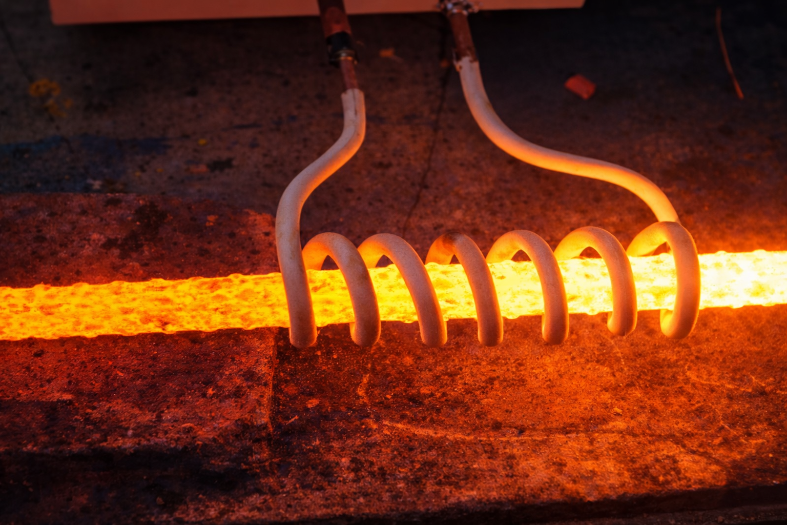 Induction heating machine manufacturing facility