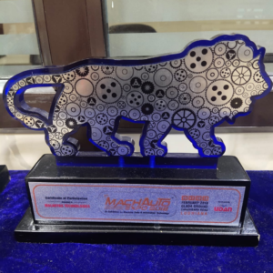 Make in India lion trophy